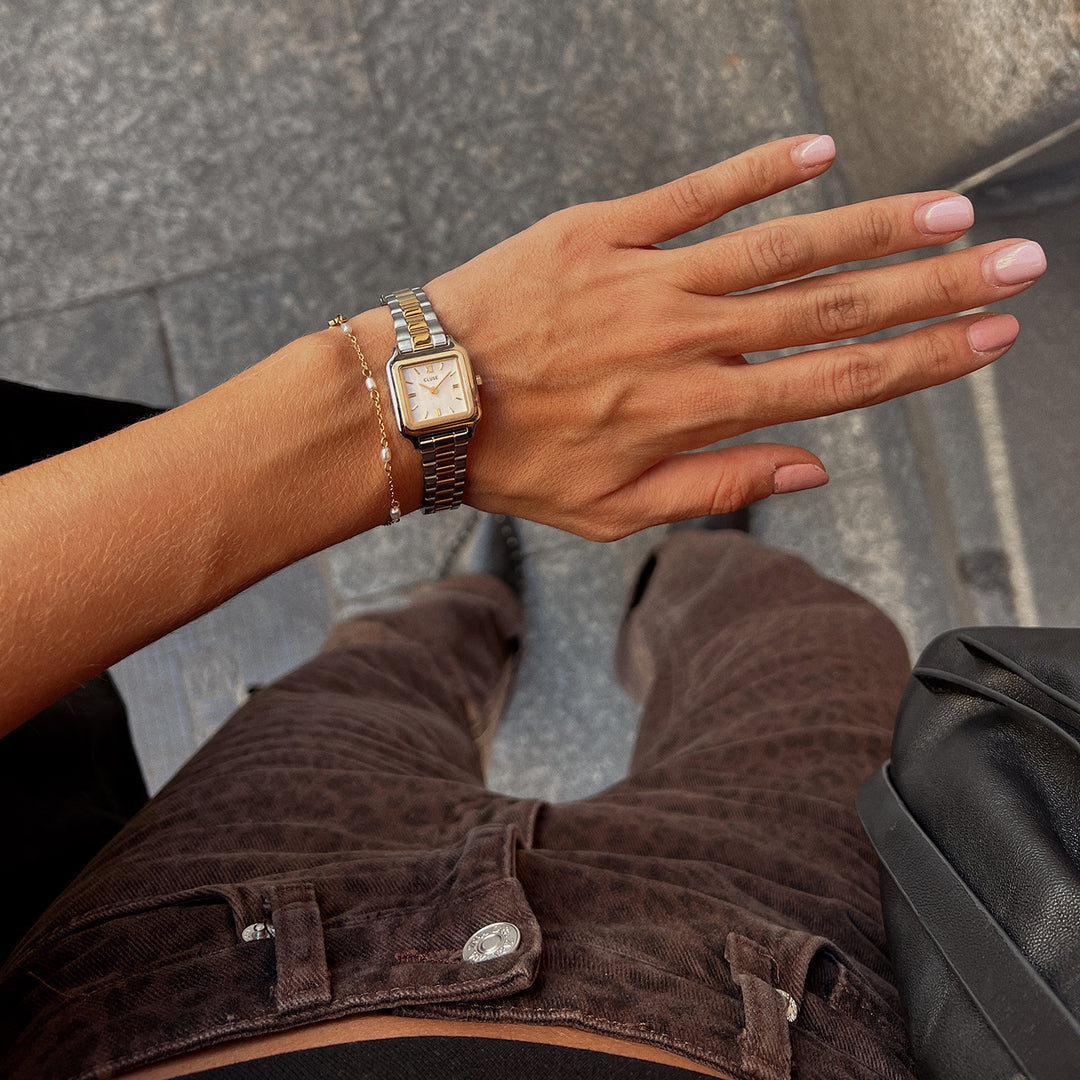 CLUSE Gracieuse Mini Watch Steel, Two-tone CW15501 - Watch on influencer