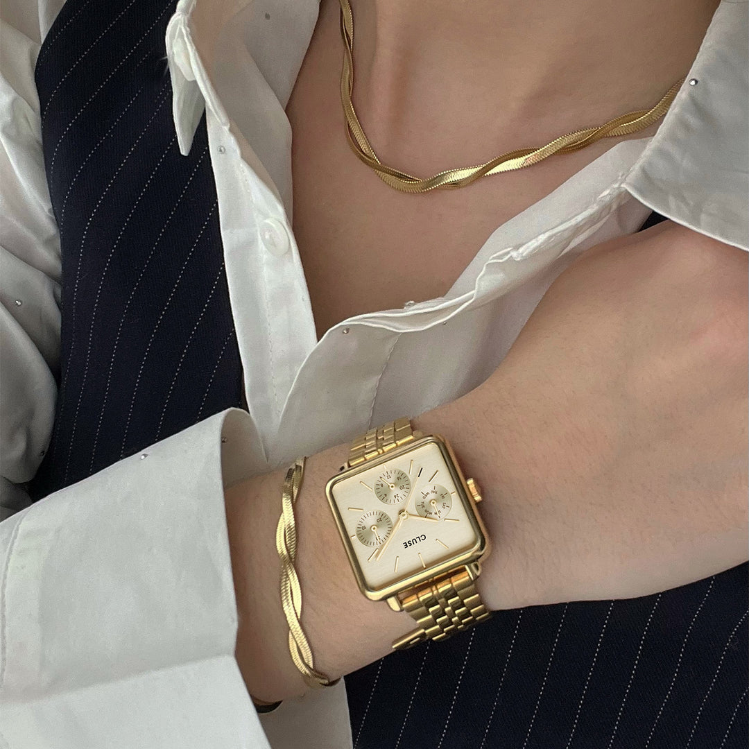 Gioielli Collana Cluse CLUSE Élevé Bracciale CB13365 Oro Negozio