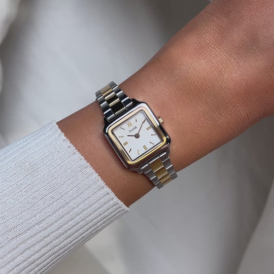 CLUSE Gracieuse Mini Watch Steel, Two-tone CW15501 - Watch on wrist video