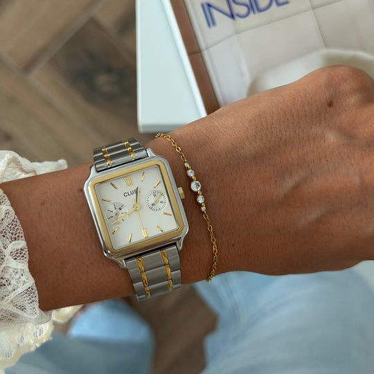 CLUSE Gracieuse Multifunction Watch Steel, Silver, Two Tone CW16402 - Watch on influencer