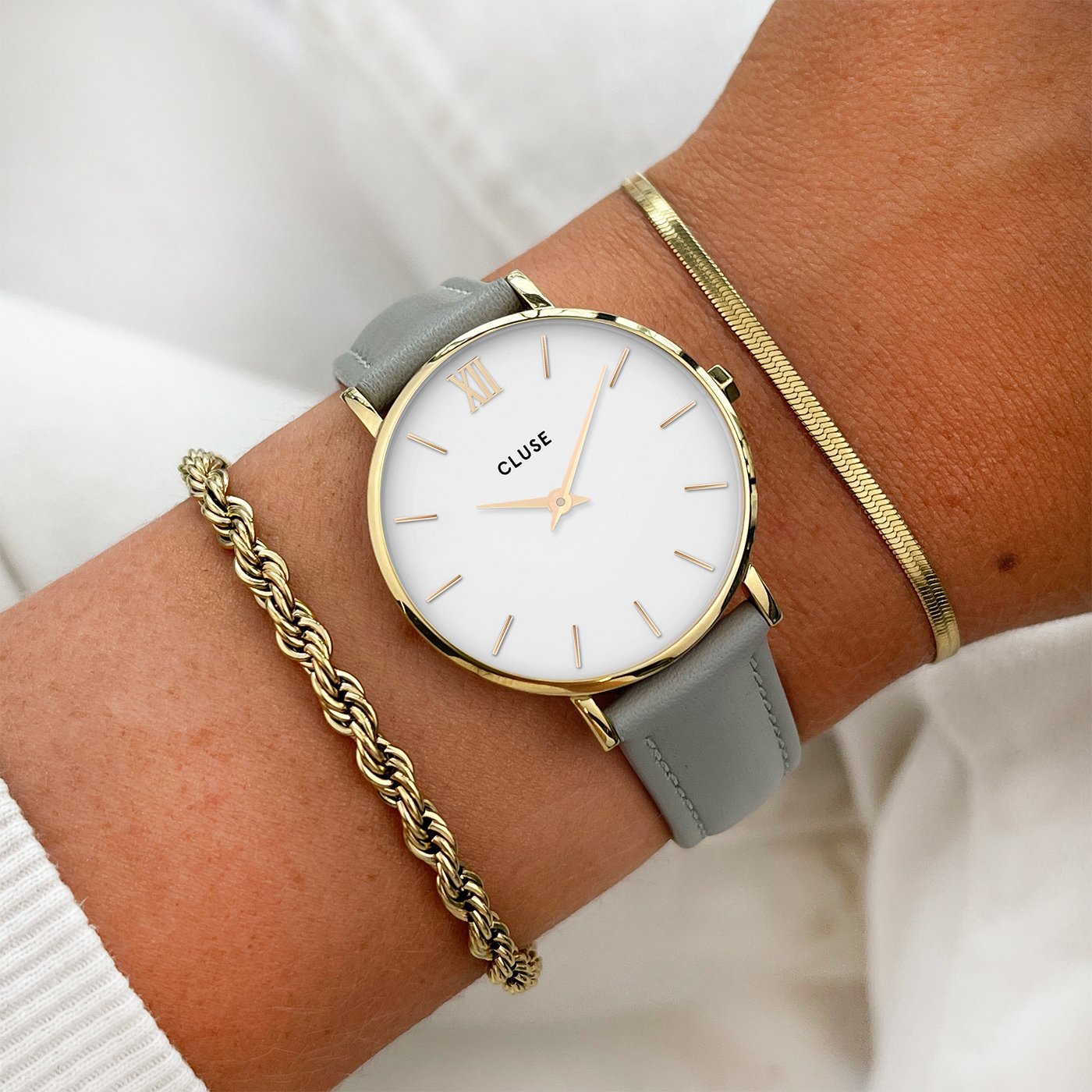 Montre cluse bracelet online rose