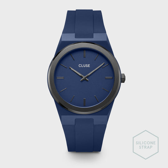 CLUSE Vigoureux Nylon Dark Blue, Grey Colour CW20604 - Watch