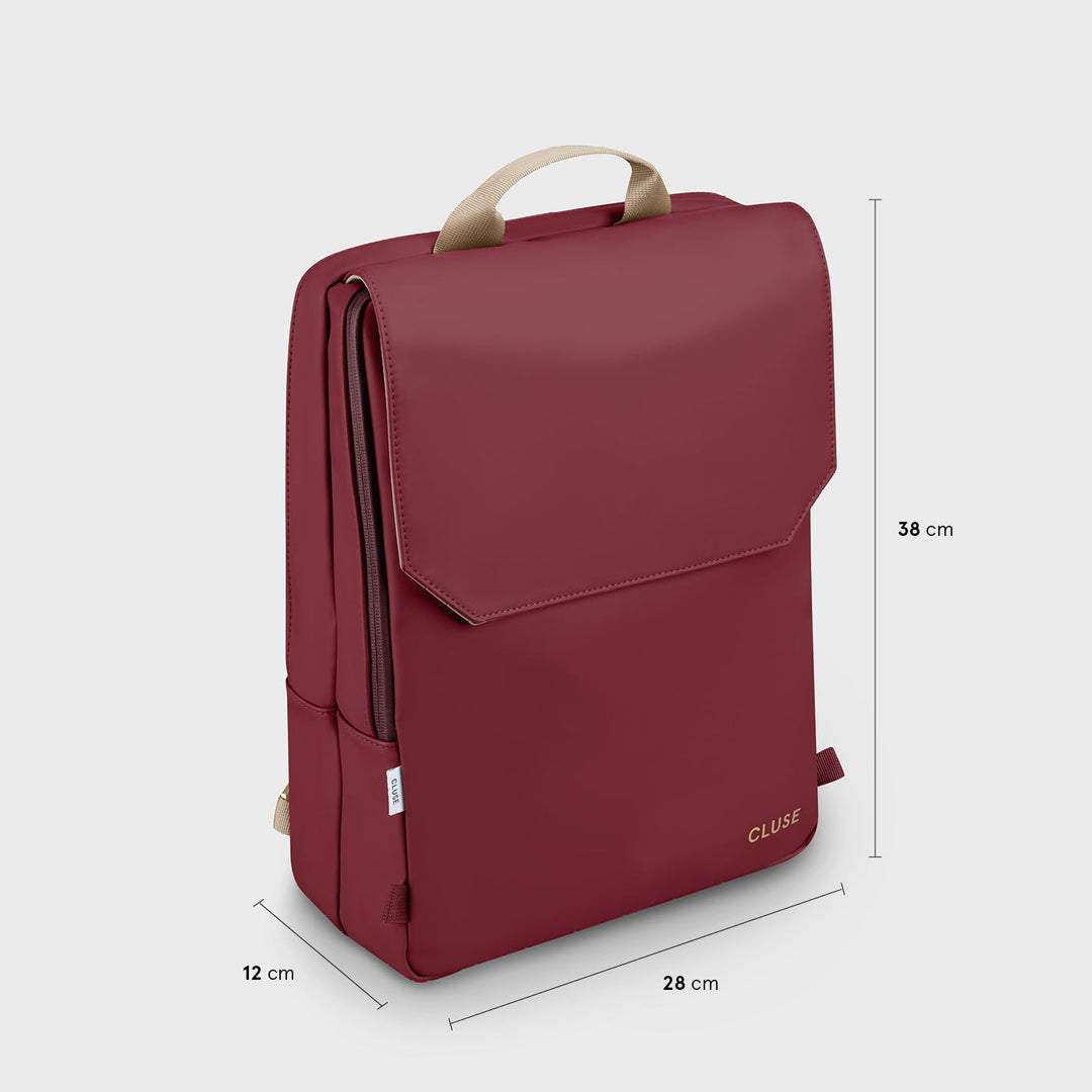 CLUSE Le Réversible Bordeaux/Beige CX03507 - Backpack measurements