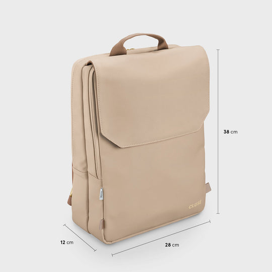 CLUSE Le Réversible Beige/Dark Brown CX03509 - Backpack measurements