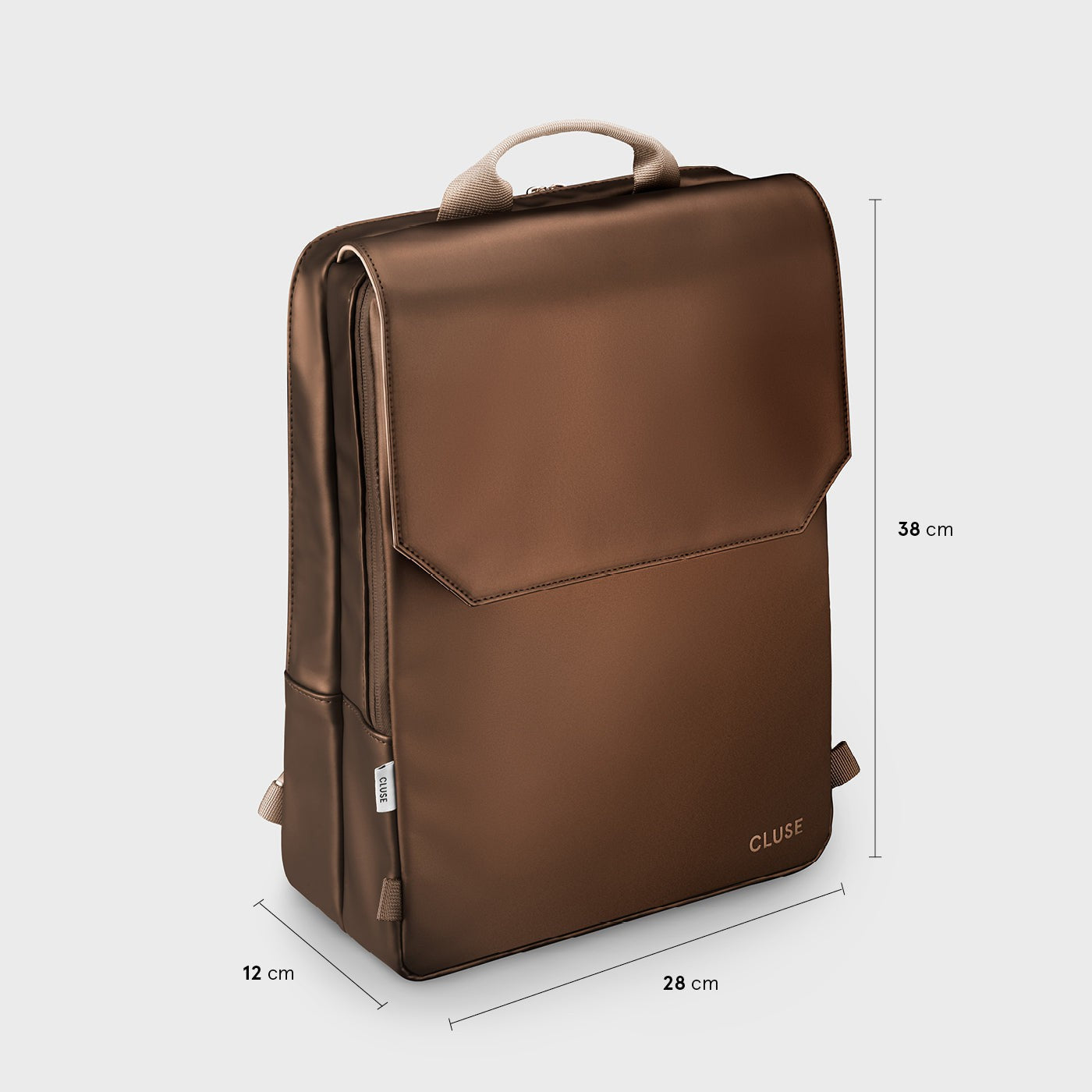 CLUSE Le Réversible Backpack CX03510 Metallic Brown/Beige