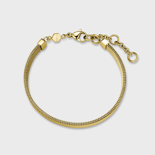 CLUSE Essentielle Mesh Chain Bracelet Gold Colour CB13324 - bracelet