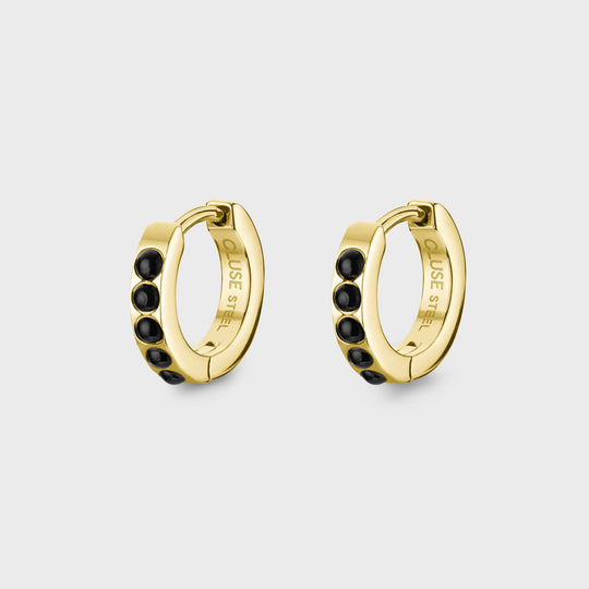 CLUSE Essentielle Beads Hoop Earrings, Gold Colour CE13321 - Earrings