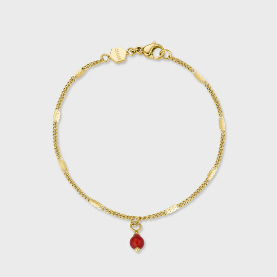 CLUSE Gift Box Fluette Gold/Dark Red CG11502 - Bracelet