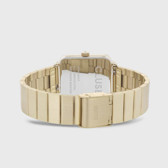 CLUSE La Tétragone Single Link Gold/White CL60023S - Watch clasp and back