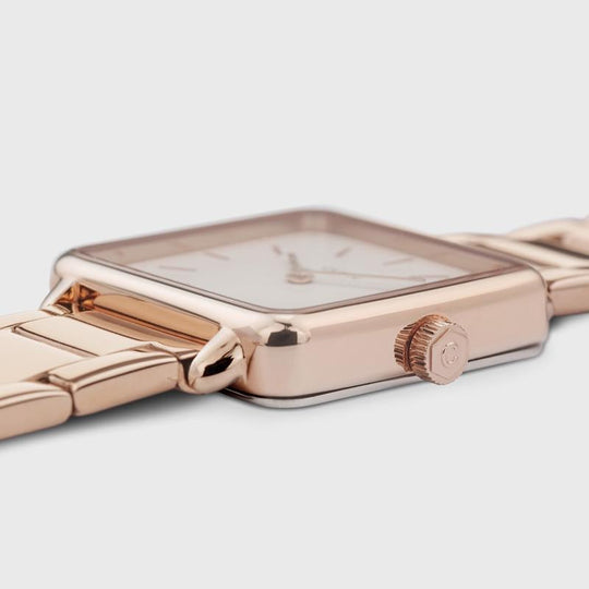 CLUSE Gift box La Tétragone Watch and Bracelet Rose Gold Colour CG10316 - Watch details