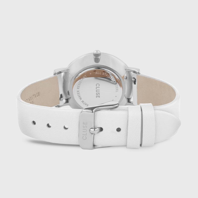 CLUSE Le Couronnement Silver White/White CL63003 - Watch clasp and back