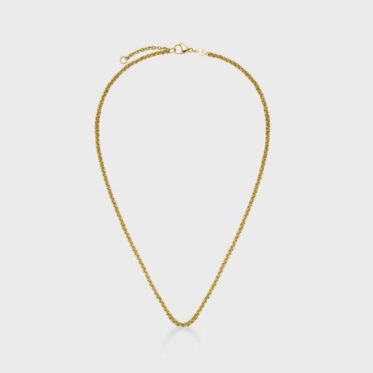 CLUSE Essentielle Double Link Chain Necklace, Gold Colour CN13309 - Necklace
