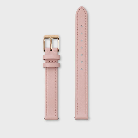 CLUSE Strap 12 mm Leather Pink, Rose Gold Colour CS12007 - Watch strap