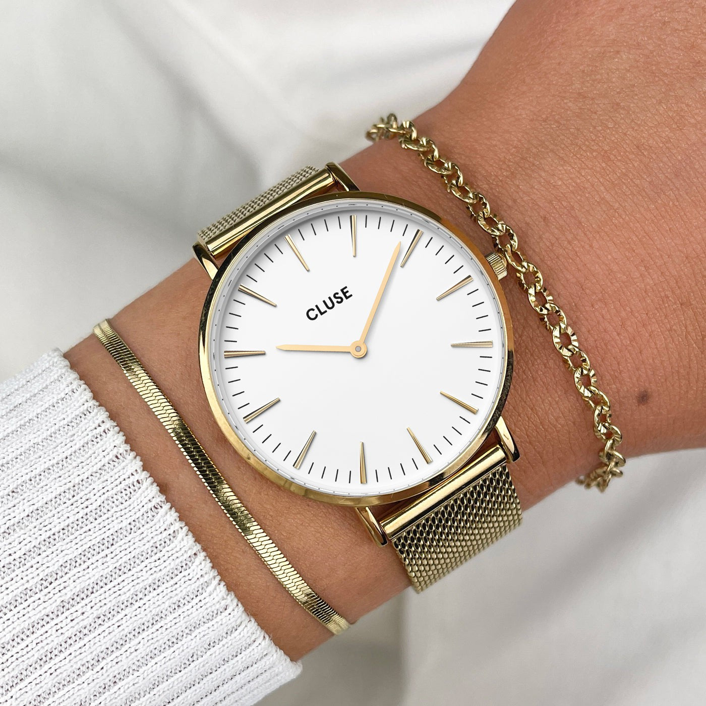 Cluse mesh online watch