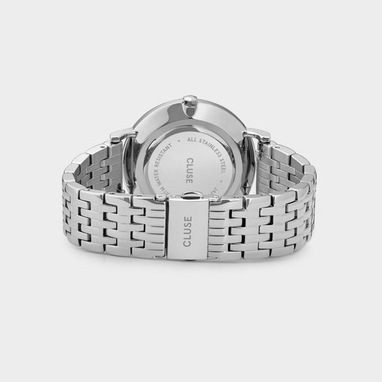 CLUSE Boho Chic Multi-Link Silver White/Silver - Watch clasp and back