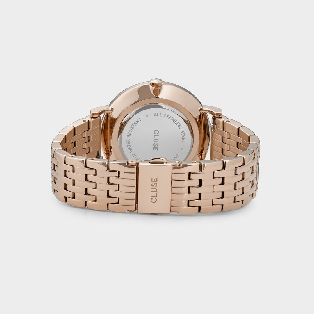CLUSE Boho Chic Multi-Link Rose Gold White/Rose Gold - Watch clasp and back