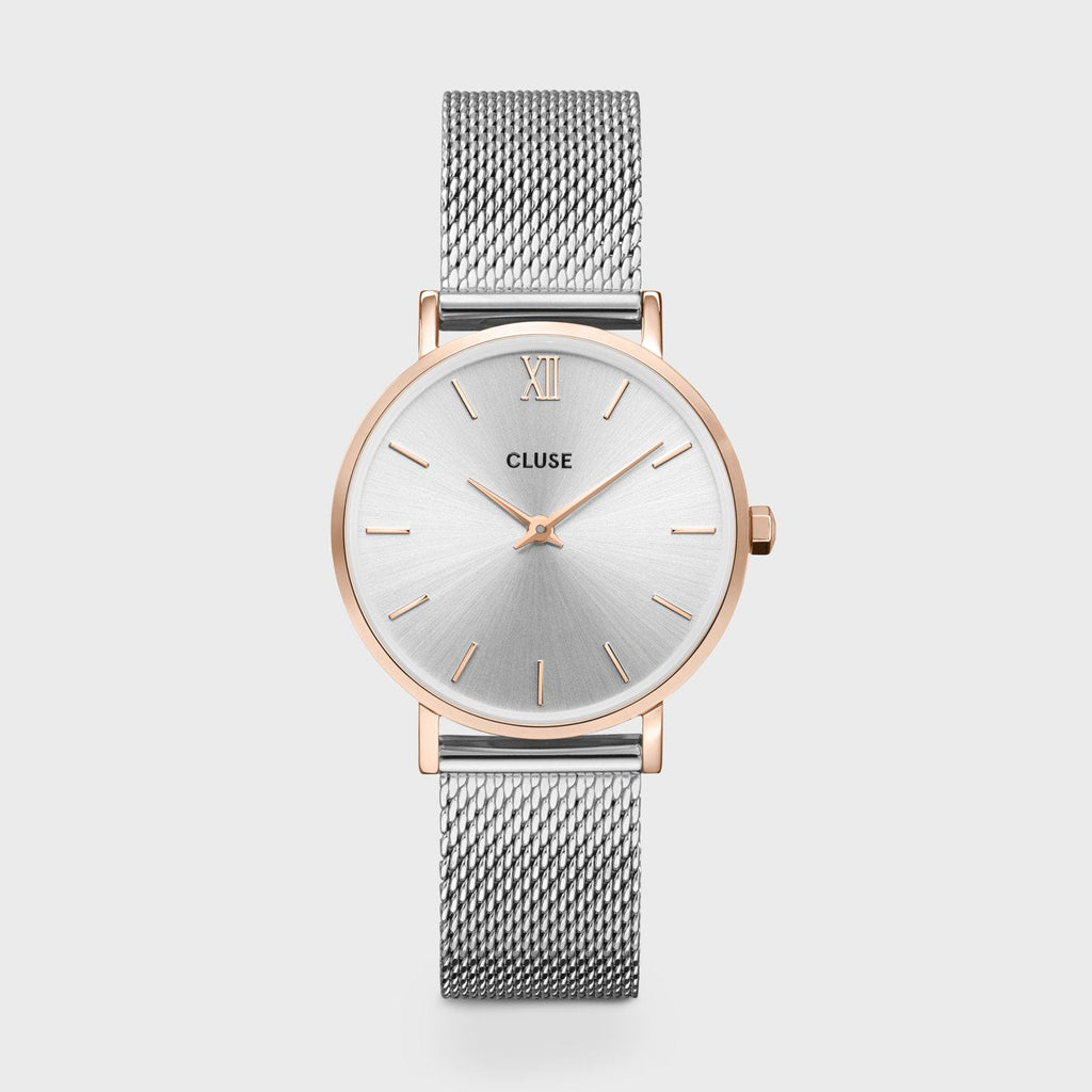 Minuit Watch Mesh, Rose Gold Colour, Two-Tone