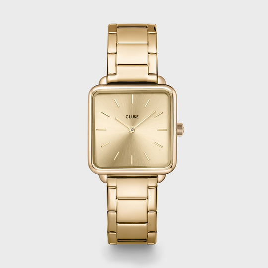 CLUSE La Tétragone Steel, Full Gold Colour CW10305 - Watch