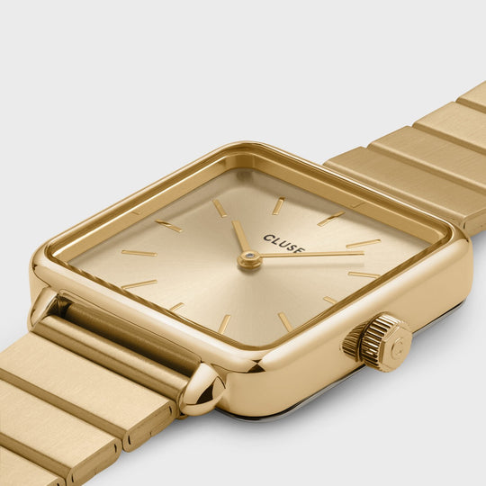 CLUSE La Tétragone Steel, Gold Colour CW10306 - Watch case detail