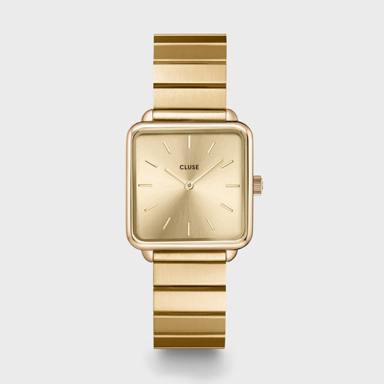 CLUSE La Tétragone Steel, Gold Colour CW10306 - Watch
