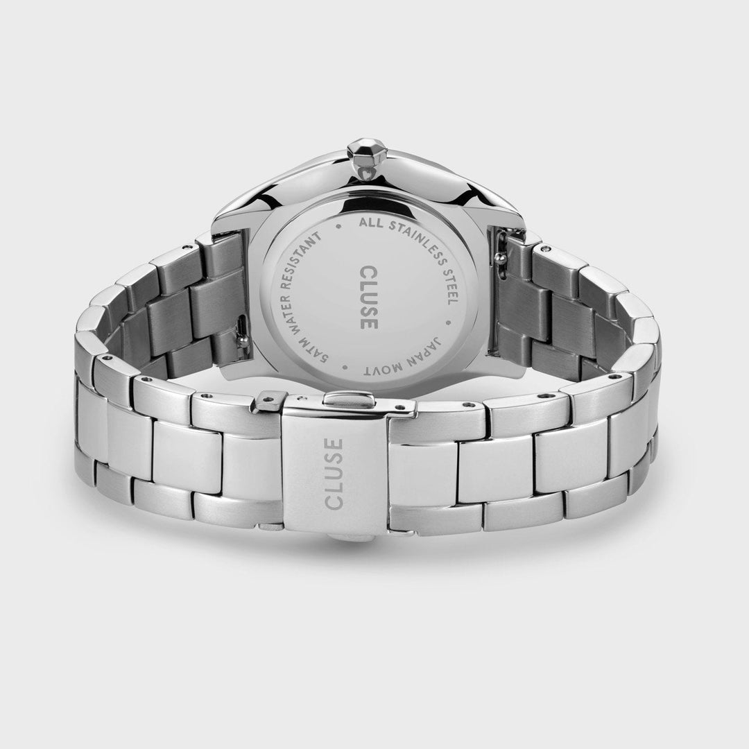 CLUSE Féroce Petite Steel Dark Grey, Silver Colour CW11202 - Watch clasp and back