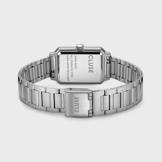 CLUSE Fluette Steel Black, Silver Colour CW11501 - watch clasp and back