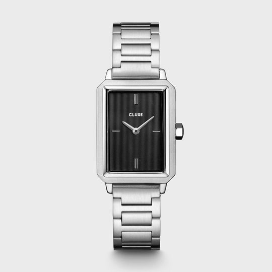 CLUSE Fluette Steel Black, Silver Colour CW11501 - watch