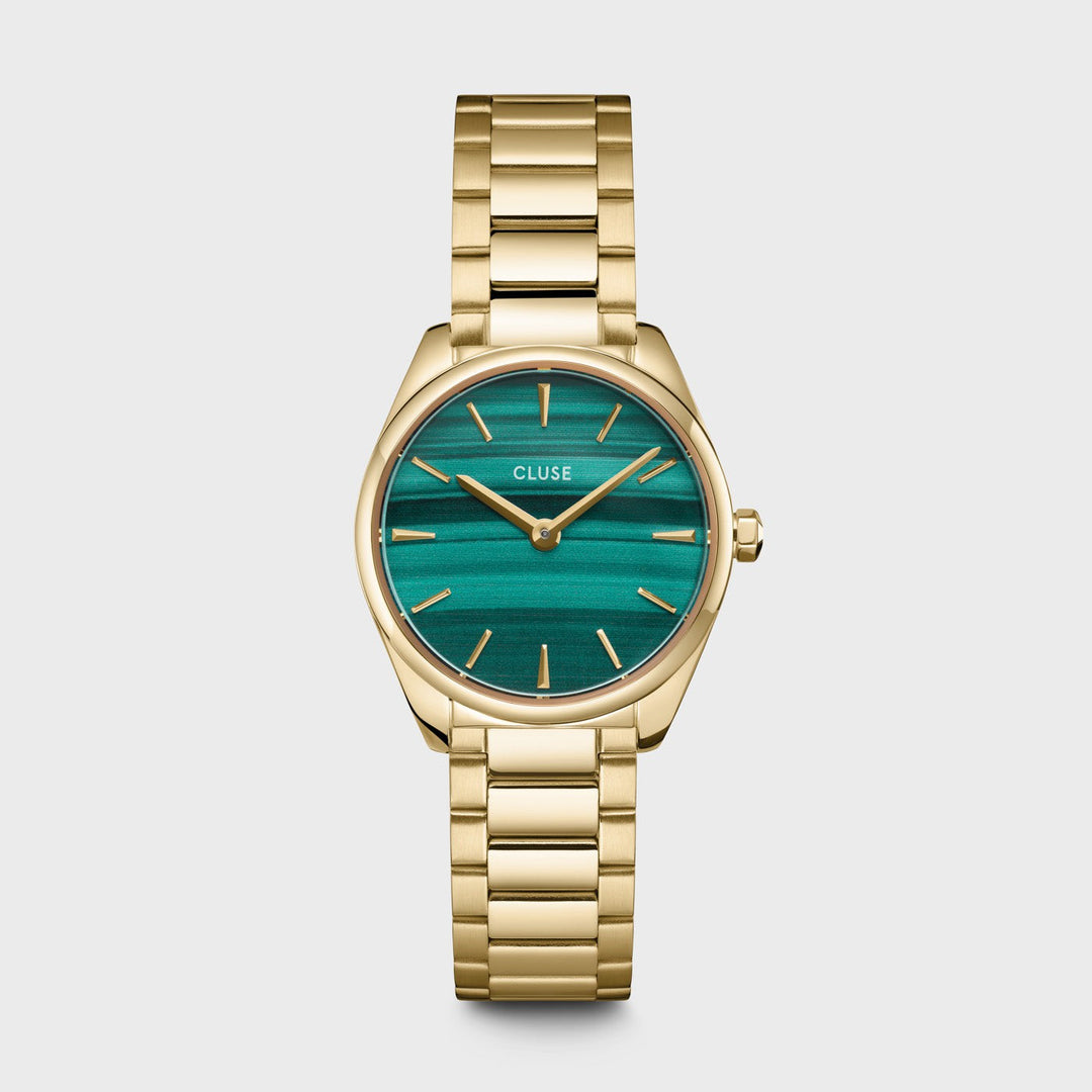 CLUSE Féroce Mini Steel Green/Gold CW11702 - Watch.