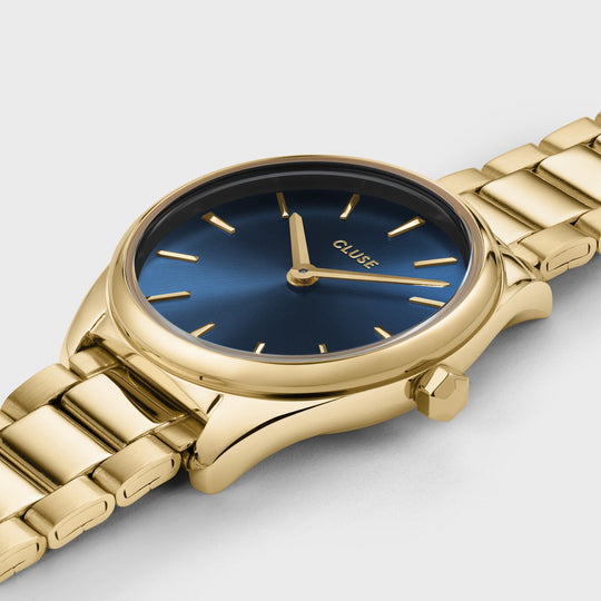 CLUSE Féroce Mini Steel Blue/Gold  CW11704 - Watch case detail