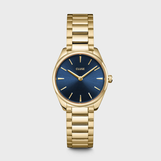 CLUSE Féroce Mini Steel Blue/Gold  CW11704 - Watch