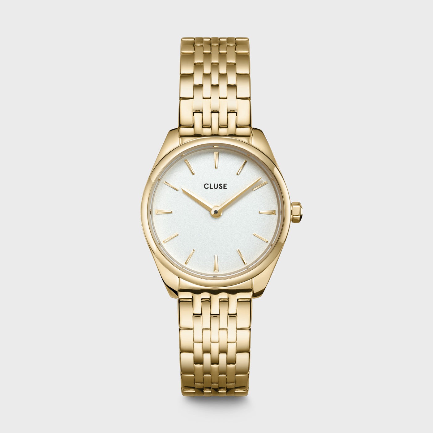 CLUSE F roce Mini Watch CW11705 Gold White Official CLUSE Store