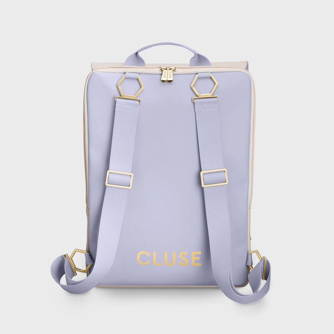 Réversible Backpack, Beige Lilac, Gold Colour CX03503 - Backpack Back Beige