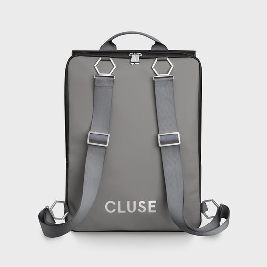 CLUSE Réversible Backpack Black Grey CX03506 - Backpack back Black