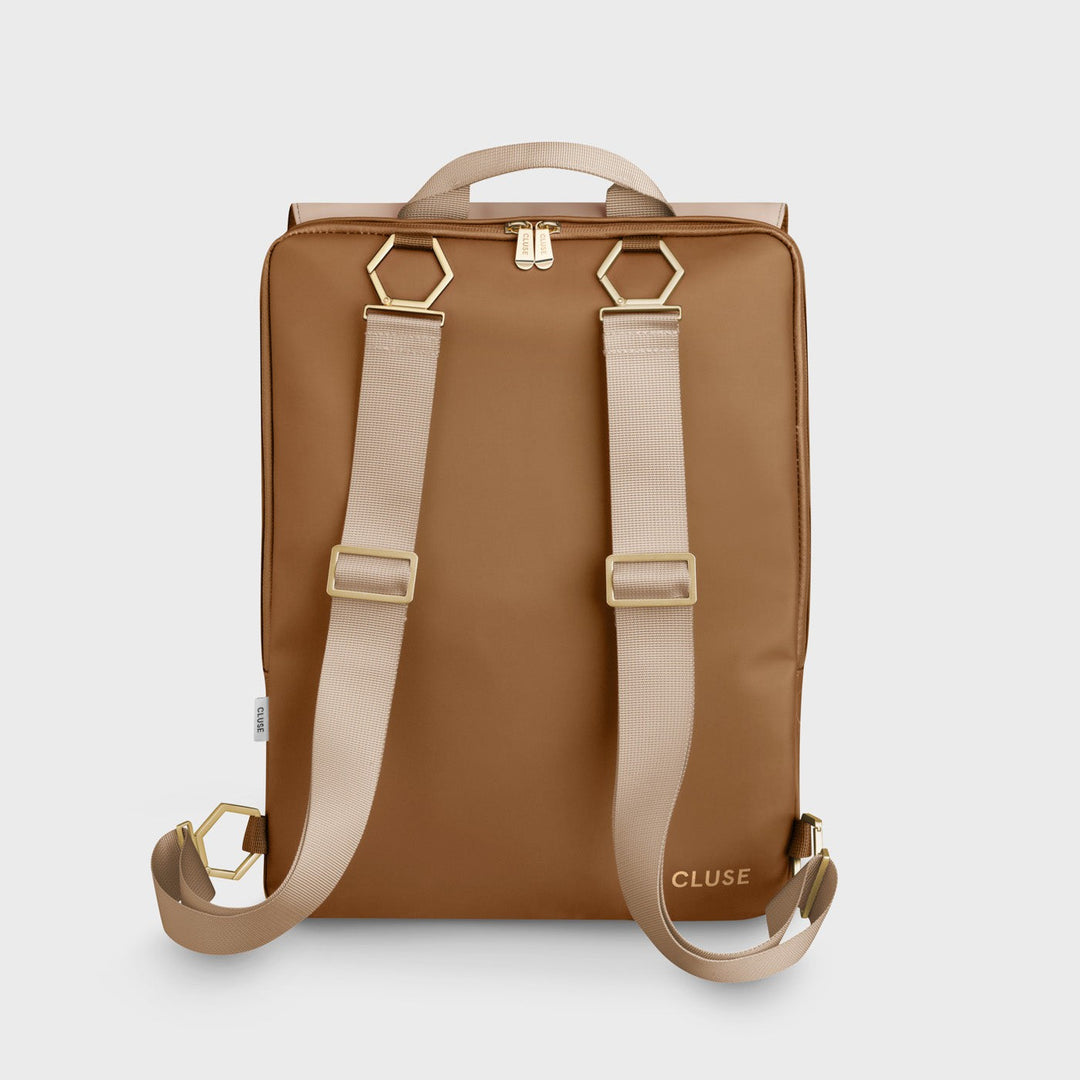 CLUSE Le Réversible Camel/Beige CX03508 - Backpack back Camel