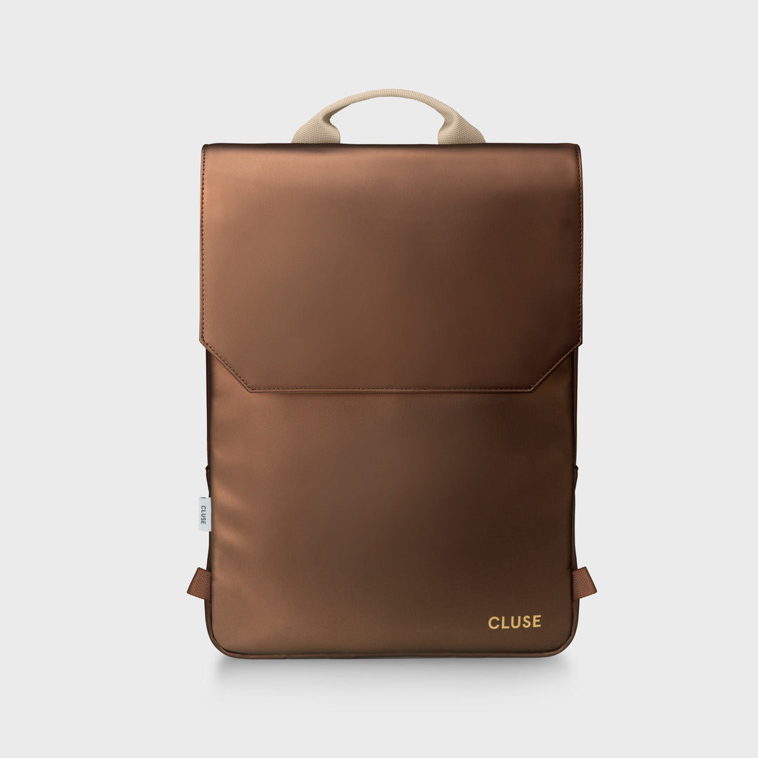 CLUSE Le Réversible Brown/Beige CX03510 - Backpack frontal Brown