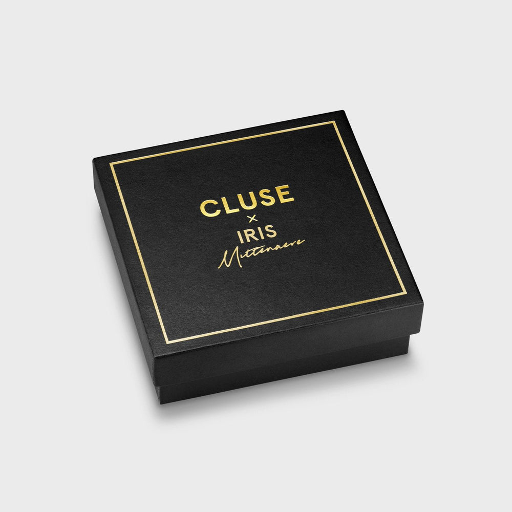 CLUSE Iris Mittenaere Chain Earrings, Gold Colour CE14001 - Earrings packaging