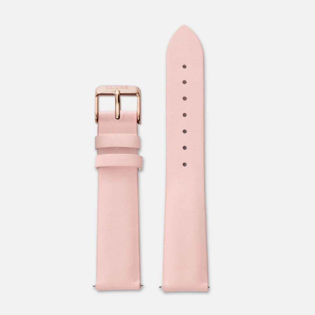 CLUSE Strap 18 mm Leather Pink/Rose gold CS1408101003 - Strap