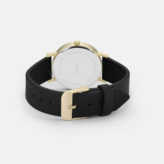 CLUSE La Roche Petite Gold Black Marble/Black CL40102 - watch clasp and back