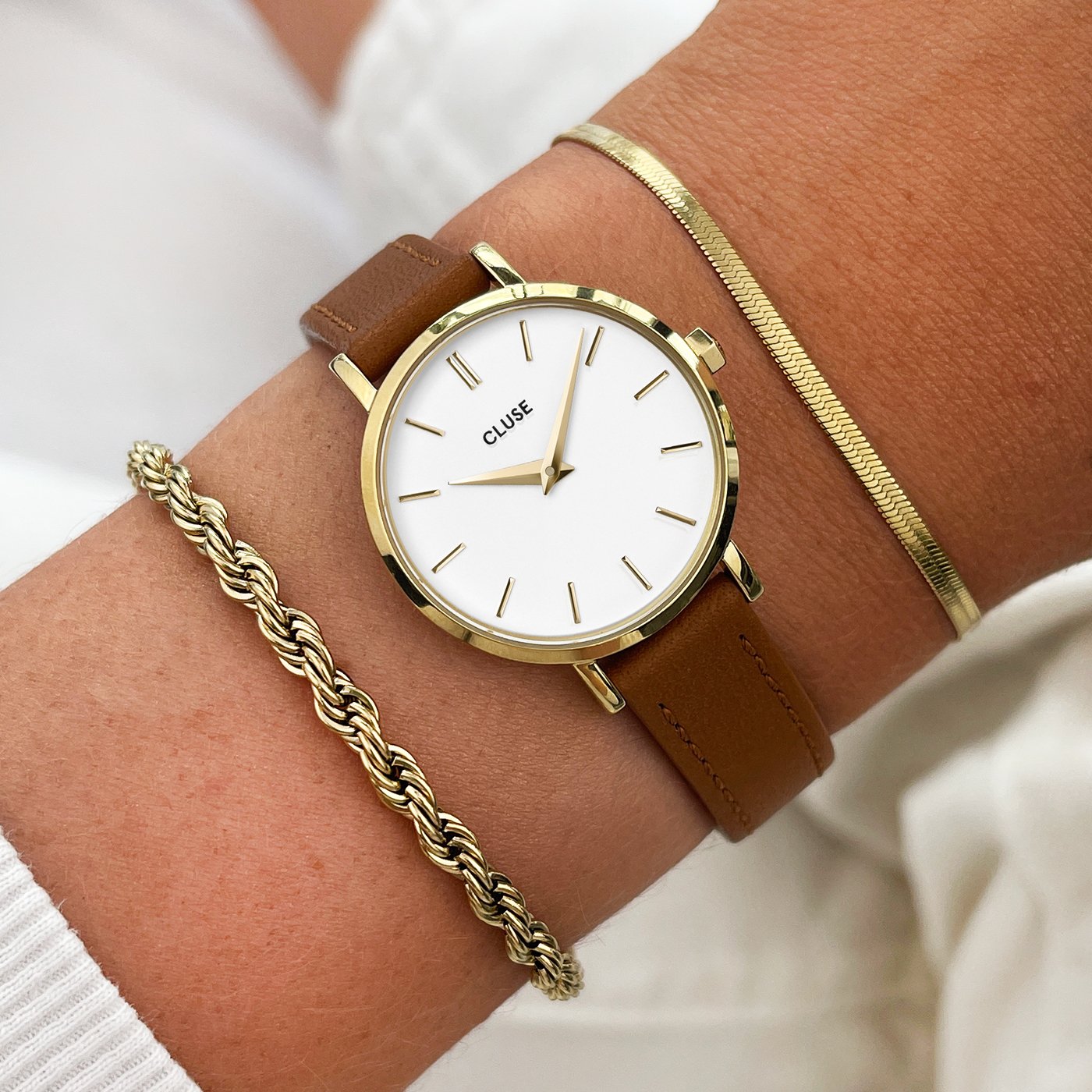 Bracelet cuir best sale montre cluse